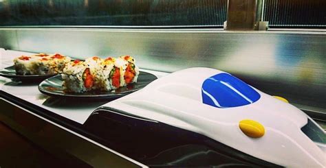 A new twist on traditional sushi: Bulleh train sushi